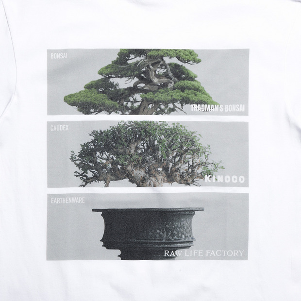 KINOCO × TRADMAN’S BONSAI TEE【WHITE】 詳細画像